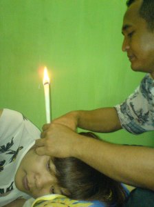 ear candle terapi di griya terapi sehat @ 090321
